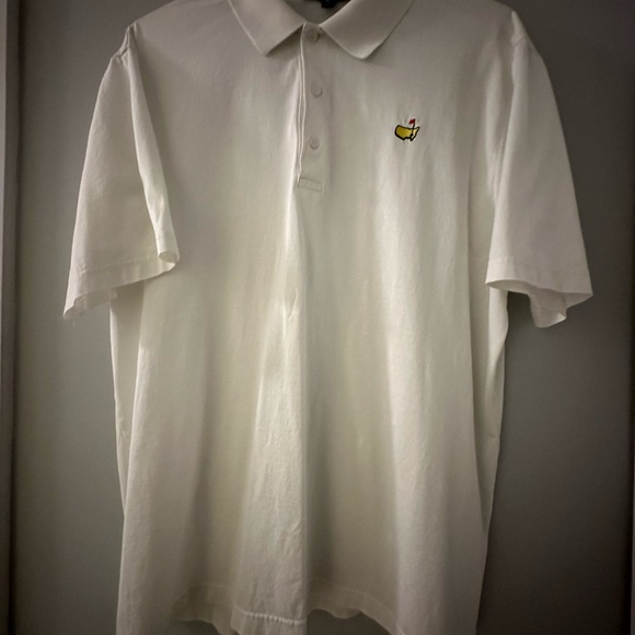 White XL Masters Golf Shirt - Picture 2 of 3